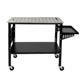 Yeeoy 36" X 24" Welding Table, 1200 lbs Load Capacity Welding Workbench Table with Wheels, Mobile Steel Welding Workstation, Welding Cart for Welding Sawing Yeeoy