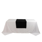 Efavormart Black Wide Premium Polyester Table Runner, Printable Sublimation Blank Banner - 24"x72" Efavormart.com
