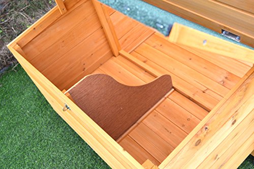 Omitree New 69" Wood Hen Chicken Duck Poultry Hutch House Coop Cage with 4 Nesting Boxes Omitree