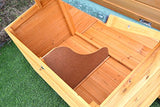 Omitree New 69" Wood Hen Chicken Duck Poultry Hutch House Coop Cage with 4 Nesting Boxes Omitree