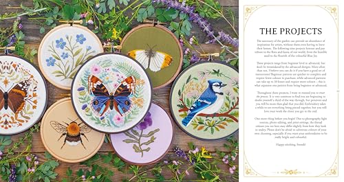 Paint with Thread: In the Garden: A step-by-step guide to embroidery WoodArtSupply