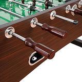 Hathaway 56-Inch Primo Foosball Table, Family Soccer Game with Wood Grain Finish, Analog Scoring and Free Accessories Hathaway