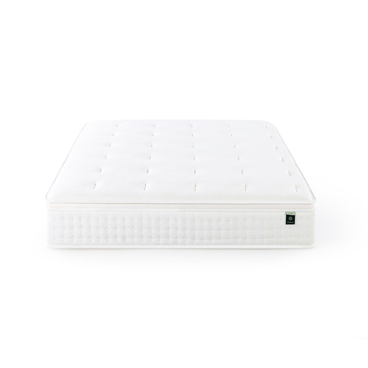 ZINUS 12 Inch Euro Top Pocket Spring Hybrid Mattress, King, Pressure Relief, Pocket Innersprings for Motion Isolation, Mattress in A Box Zinus