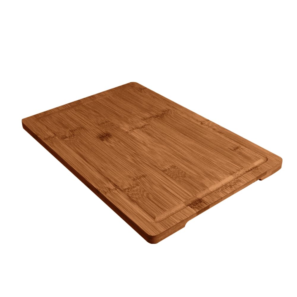 MelBell Bamboo Cutting Board Set Of 3 for Kitchen - Wooden Chopping Boards with Juice Groove - Wood Serving Board for Meat, Vegetables, Cheese MelBell