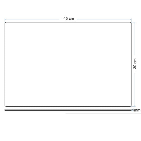 Lesencen Metal Photo Signs Sublimation Blanks 12X18X0.04 Inch Double Sides Printable Aluminum Wall Plaques Pack of 4PCS 30X45X1MM lesencen