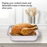 Aluminum Pans 9x13 Disposable Foil (30 Pack) - Half Size Steam Table Deep Pans - Tin Pans Great for Cooking, Heating, Storing, Prepping Food Stock Your Home
