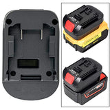 Battery Adapter for Bosch 18V Lithium-Ion Cordless Tool, Compatible with Dewalt 18V 20V Max/ Milwakee M18 18V Li-ion Battery Convert to Bosch 18V Compact Lithium Battery BAT608 BAT609 BAT612 BAT618 QINIZX