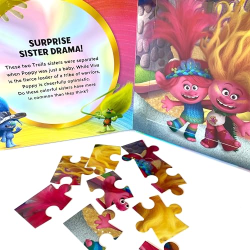 DreamWorks Trolls Band Together My First Puzzle Book - Jigsaw Puzzles for kids, 10-page board book, 5 puzzles to enjoy Phidal
