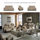 Signature Design by Ashley Next-Gen DuraPella Power Recliner with Adjustable Headrest, Sand Signature Design by Ashley