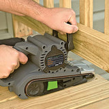 Genesis GBS321A Single Lever 3" x 21" Variable Speed Belt Sander with Adjustable Front Handle and Dust Collection Bag , Grey Genesis