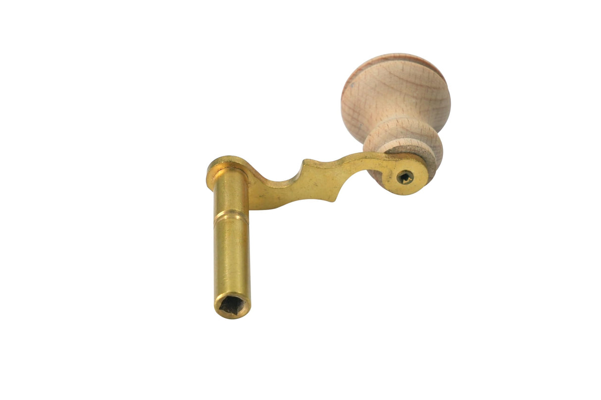 Modern Grandfather Clock Winding Key Crank Winder Mainspring Key Clock Winding Tool Brass Made (Key No. 00-2mm I.D.) TAURISH