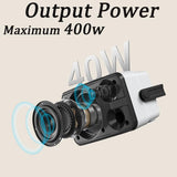 MWAU Outdoor Bluetooth Speakers 400w for Garage,Patio,Porch,Gazebo,Soffit,Entertainment Room.Wall Mount Speaker,Wireless Sync Up to 100 Speakers,IPX5 Waterproof (2 Pcs) MWAU