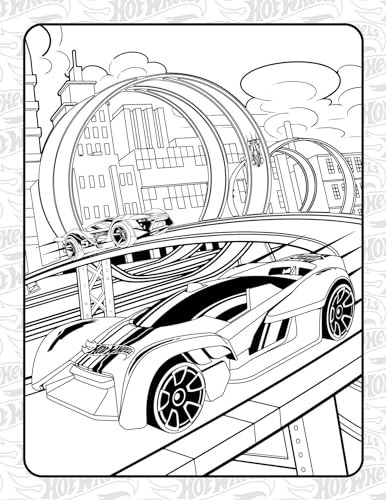 Hot Wheels: Giant Coloring Book