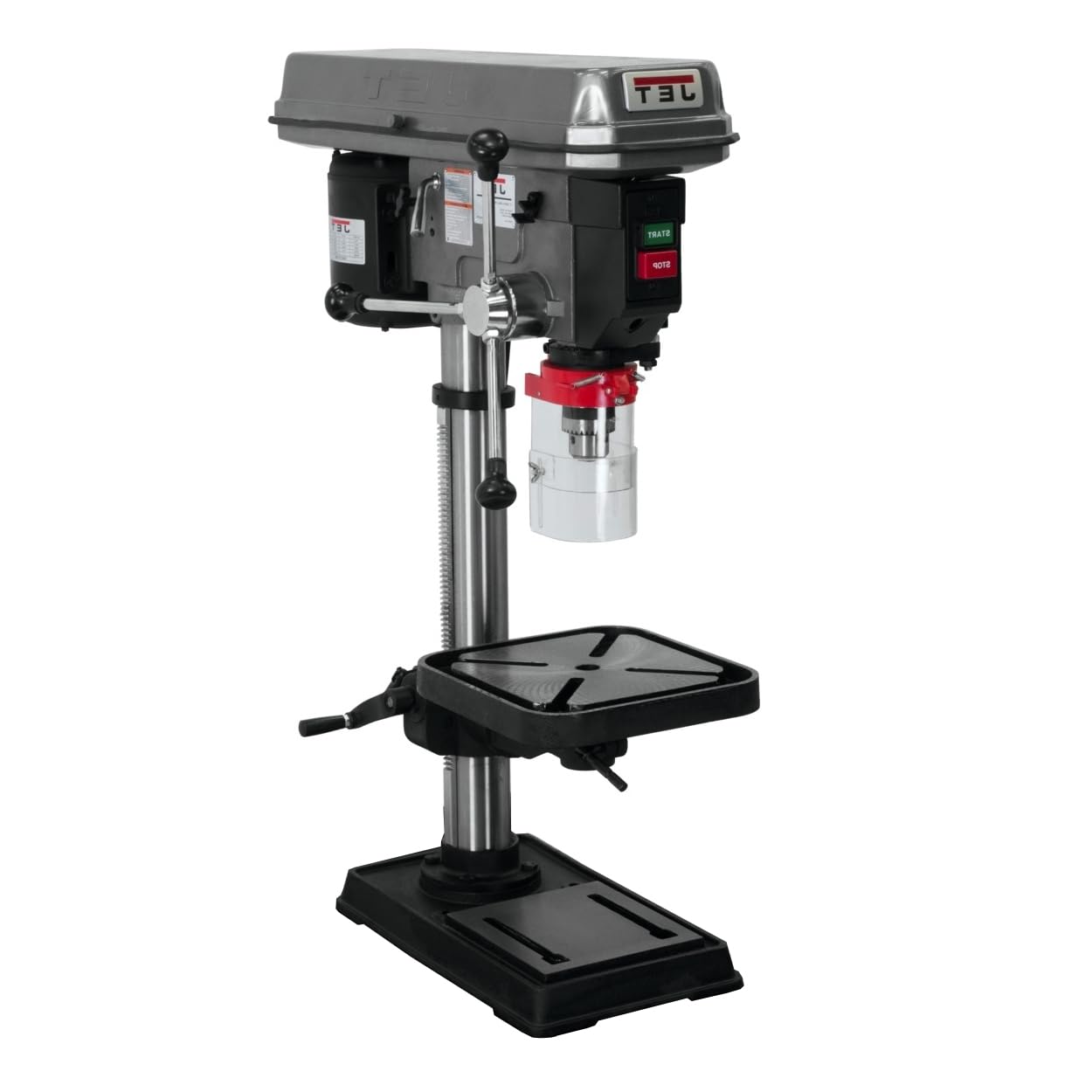 JET 15-Inch Benchtop Step Pulley Drill Press, 3/4 HP, 1Ph 115V (J-2530) - WoodArtSupply