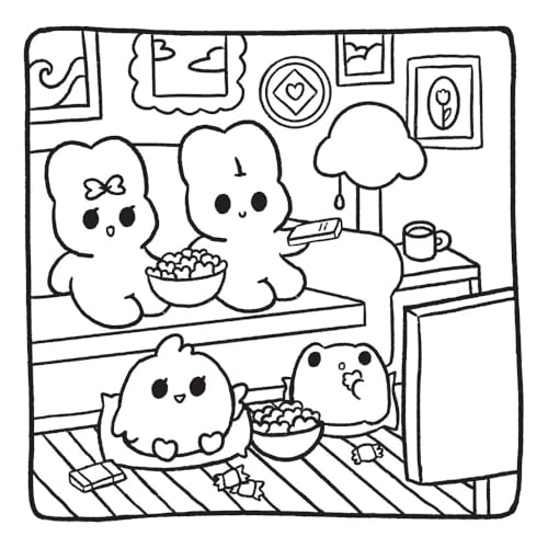 Comfy Buddies: A Cozy Coloring Book (Dover Adult Coloring Books) WoodArtSupply