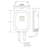 EMPORIA Level 2 EV Charger - NEMA 14-50 EVSE w/NACS, Compatible with Tesla - 48 amp EV Charger Level 2, 240v Electric Vehicle Charging Station, UL/Energy Star, 24ft Electric Car Charger Cable, Black EMPORIA