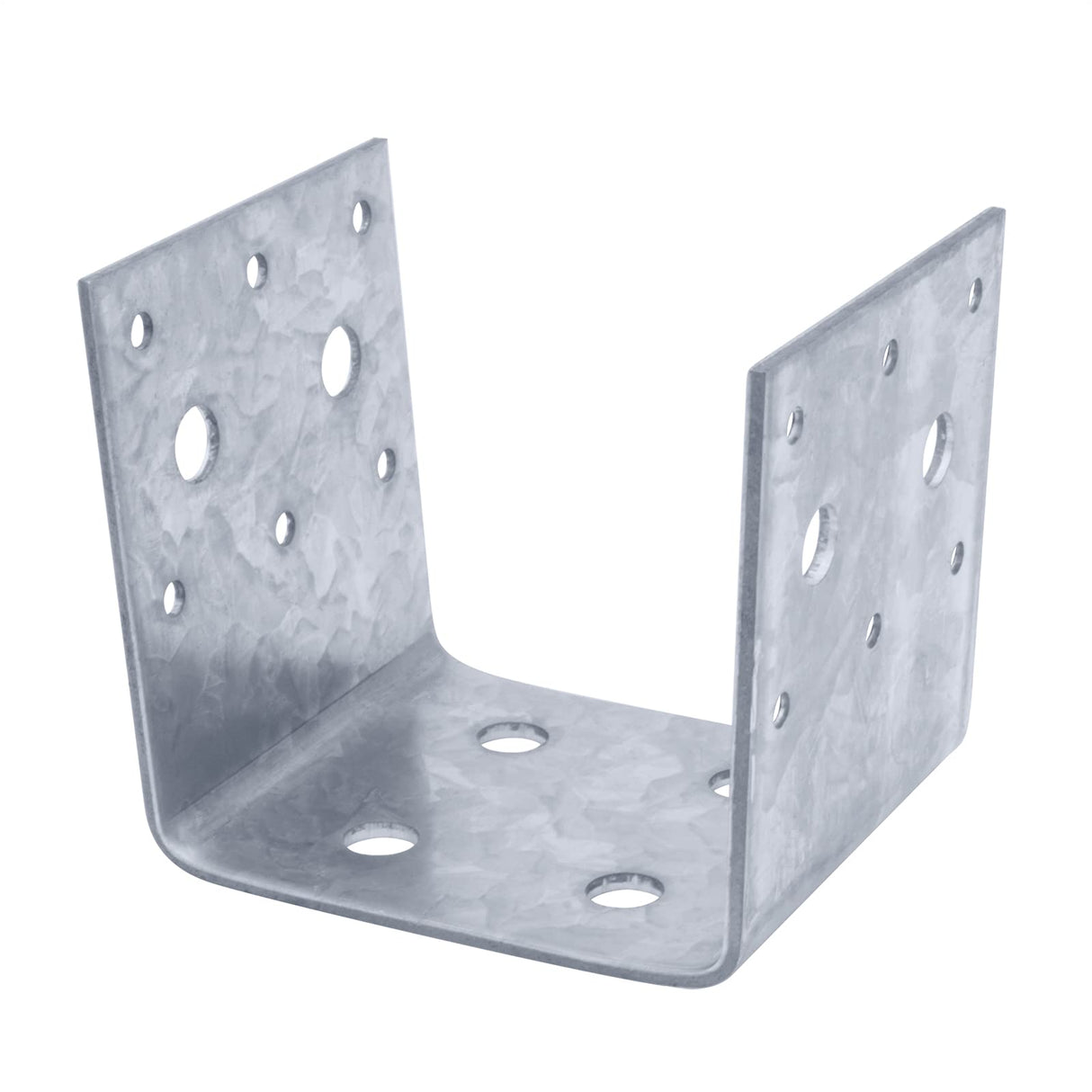 eoere 4 PCS Half Post Base, Fit 4 x 4 Post Anchor Connector, Deck Framing Brackets Support, Inner Size 3-1/2", Thickness 1/2" eoere