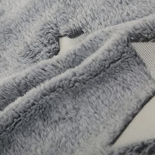 MeMoreCool Glow Star Kids Foldable Floor Mattress Mat with Carry Bag, 3-in-1 Tri-Fold Futon, Soft Plush Glow Cover, Portable for Travel, Grey 63x26 Inch MeMoreCool