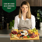 ROYAL CRAFT WOOD Bamboo Cutting Boards for Kitchen - Kitchen Chopping Board for Meat (Butcher Block) Cheese and Vegetables | Wooden Cutting Board ROYAL CRAFT WOOD