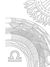Libra: Your Cosmic Coloring Book: 24 Astrological Designs for Your Zodiac Sign! (Cosmic Coloring Book Gift Series) Adams Media