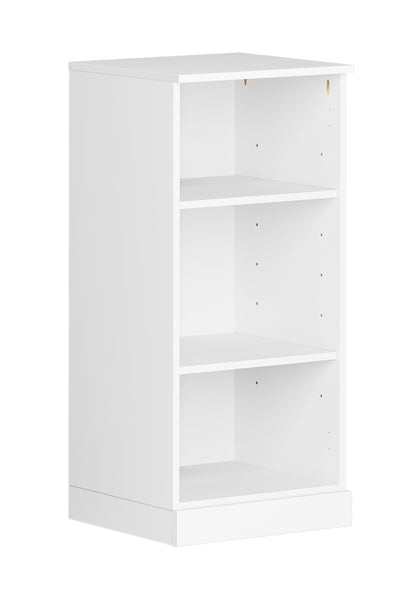 Palace Imports 100% Solid Wood Kitchen Pantry/Utility Cabinet, White, 16.5" w x 71.5" h x 15.5" d, Renewable Eco-Friendly Wood, Made in Brazil - WoodArtSupply