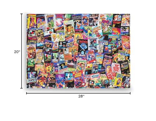 8-Bit Armageddon Retro Video Game Puzzle for Adults and Kids | 1000 Piece Jigsaw Puzzle Toy | Interactive Brain Teaser for Family Game Night | 28 x 20 Inches