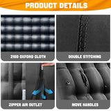 Small Black Inflatable Night Club 16.4x13x11.5Ft Disco Cube Gazebo Event House with Logo Area Portable Inflatable Party Tent for Birthday, School Events, Backyard Party, Rental Business OZIS