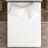 Sealy Complete Protection Waterproof Stain Protection Soft Comfort Top PerfectGrip Stretch Sidewalls Machine Washable Fitted Mattress Protector, King Size, White Sealy