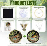 GOLDEN SMILE Robin Embroidery Starter Kit (8" Bamboo Hoop, 3 Needles & Ample Thread Included) - Water-Soluble Nest Pattern, Video Tutorials for Beginners - Create a Symbol of Hope & Warmth