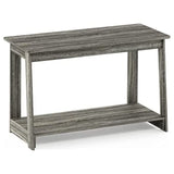 Furinno Beginning TV Stand, French Oak Grey, 15.59 x 35.04 x 21.65 inches Furinno