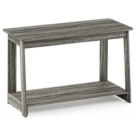 Furinno Beginning TV Stand, French Oak Grey, 15.59 x 35.04 x 21.65 inches Furinno