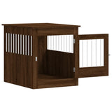 GOLINPEILO Dog Crate Furniture, Modern Dogs Kennel Indoor, Dog House Indoor, Puppy Cage Indoor Dog House, Brown Oak 25.4"x31.5"x28" Engineered Wood,-775 GOLINPEILO