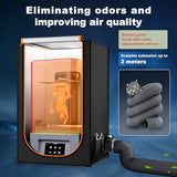Multifunctional Resin 3D Printer Enclosure with Ventilation Filter, High Quality 3D Printer Vented Enclosure Tent Cover Eliminate Odors Compatible with Anycubic Elegoo Series LCD Resin UV 3D Printer YOOPAI