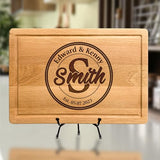 Personalized Wedding Gifts for Couples, Cutting Board for Anniversary, Housewarming, Mothers Day, Engagement, Wedding Registry Gifts for Bride and Kenzal Customized