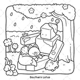 Dreamy Friends: Coloring Book for Adults and Teens Featuring Little Animal Friends and Fantasy Characters in Funny and Cozy Adventures for Relaxation (Cute & Easy Coloring) WoodArtSupply