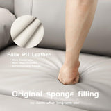 Oversized 27" Power Recliner Chair with Heat and Massage - 360° Swivel Faux Leather Rocking Chair for Adults with Cup Holder for Living Rooms, Bedrooms, and Nurseries - Beige GarveeHome