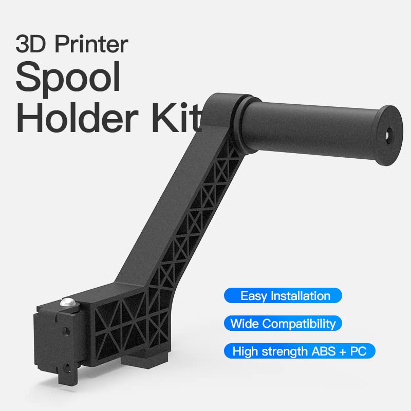 Original Creality Upgrade Built-in Bearings Rotatable Filament Spool Holder Bracket for Ender 3, Ender 3 V2, Ender3 Pro, Ender 3 V2 Neo, Sidewinder X1, Ender 5 Pro/Plus, Vyper, Mega SE 3D Pri - WoodArtSupply