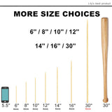 HOPELF 12" Natural Bamboo Skewers for BBQ，Appetiser，Fruit，Cocktail，Kabob，Chocolate Fountain，Grilling，Barbecue，Kitchen，Crafting and Party. Φ=4mm, More Size Choices 6"/8"/10"/14"/16"/30"(100 PCS) HOPELF