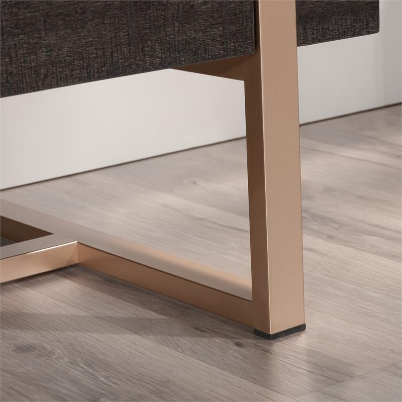 Sauder Walter Heights Engineered Wood Credenza in Blade Walnut Sauder