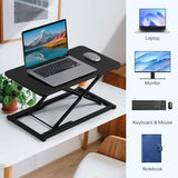 Raathionty Height Adjustable Standing Desk Converter, Computer Keyboard Stand for Desktop, Keyboard Riser for Stand Up Desk Riser, Ergonomic Sit Stand Workstations for Home Office Raathionty