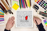Swear Word Coloring Book For Adults: Zero F*cks Given WoodArtSupply