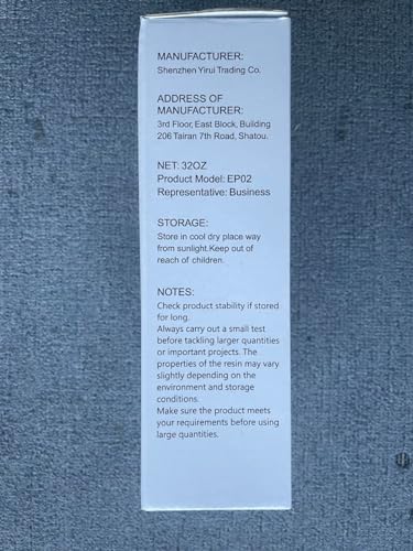 EPODA Epoxy Resin 32oz, Crystal Clear Art Casting Resin and Hardener Hard, Perfect for Beginners, Epoxy Resin Kit for Art Craft EPODA