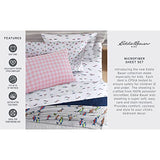 Eddie Bauer Kids - Queen Sheets, Stain-Resistant Toddler Bedding with Matching Sham(s), Super Soft, Ideal Boy Room Essentials (Fish Lake White, Queen) Eddie Bauer