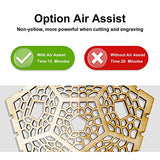 Longer Laser RAY5 10W Laser Engraver with Air Pump and 17.3"x 17.3"Honeycomb Working Table, DIY Laser Engraver for Wood and Metal, Paper, Acrylic, Glass, Leather Longer