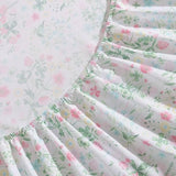 Laura Ashley Kids - Full Size Sheet Set, Soft & Wrinkle-Resistant Toddler Bedding, Fun & Whimsical Bedroom Decor, Ideal Girl Room Essentials (Posey Dance Pink) Laura Ashley