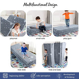 MeMoreCool Kids Floor Mattress, Play Mat Muscle Mat Large 6x4 FT, Thicken Foam Futon Mattress for Playroom, Foldable Sleeping Crawling Pad for Children’s Play Area MeMoreCool