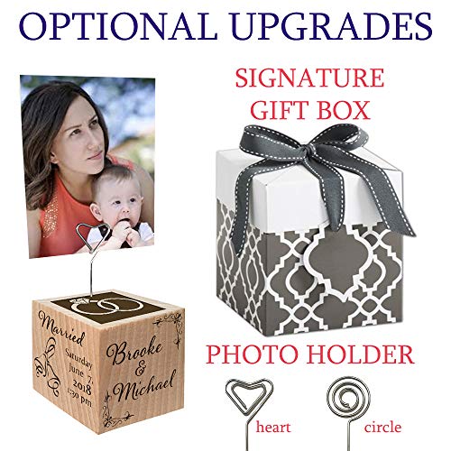 Baby Block Gift for Newborn Boy or Girl - Personalized Birth Announcement Wood Wooden Block New Baby Gifts Custom Item by Glitzby Glitzby