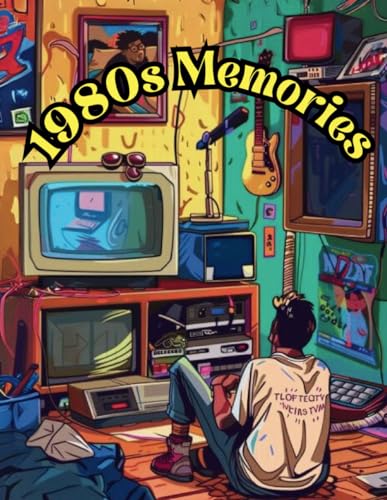 1980s Memories Adult Coloring Book: Turn Back Time With Fun and Relaxing Moments to Remember For Adults WoodArtSupply