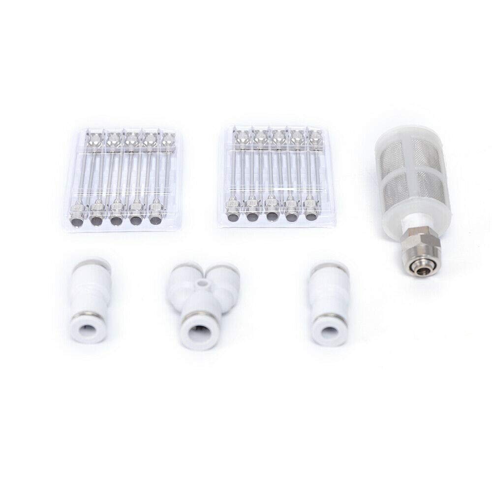 RibasuBB Marinade Meat Injector Pump, 50W Electric Meat Saline Syringe Pump Injector Meat Marinated Processor Kitchen Tool (Double Gun) Gdrasuya10