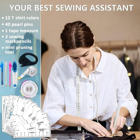 QUKLOGEN Heat Press Pillow Bundle Tools Kit Include 4 Heat Pressing Transfer Pillow Mat 3 Pack Teflon Sheet for Heat Press 2 Rolls Heat Resistant Tape 12 Different Size T Shirt Guide Ruler QUKLOGEN